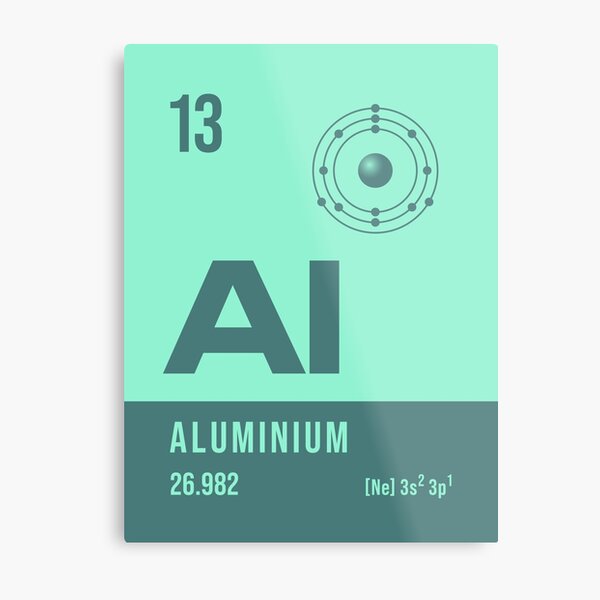 Aperçu de l'œuvre Periodic Element A - 13 Aluminium Al créée et vendue par VoodooCircus.