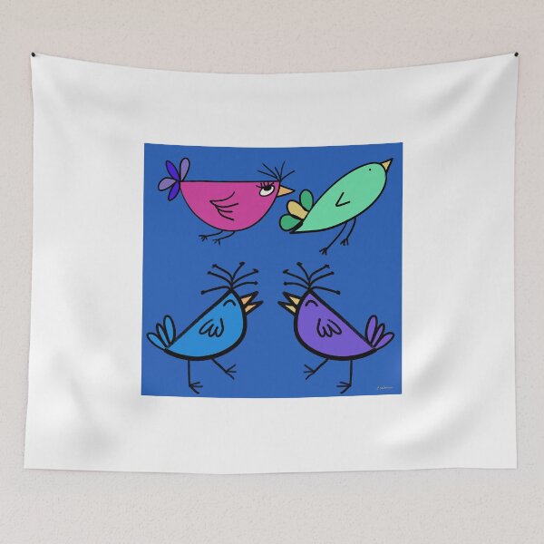 Item preview, Simple Colorful Birds designed and sold by Lilmonsto.