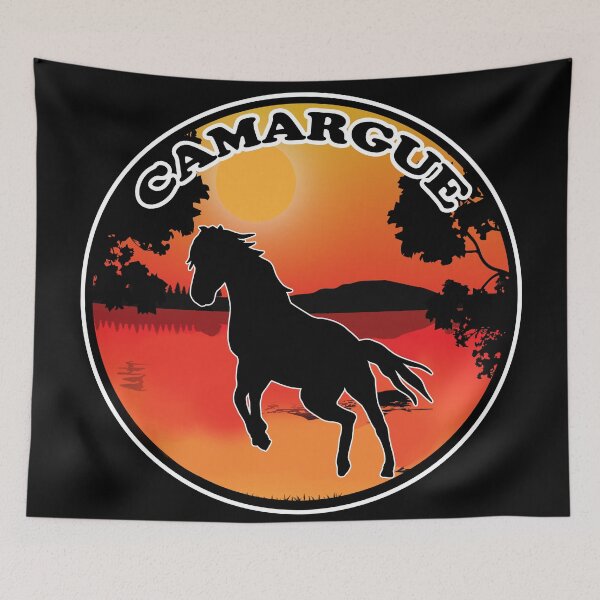 Item preview, Camargue horse sunset designed and sold by Astralia.