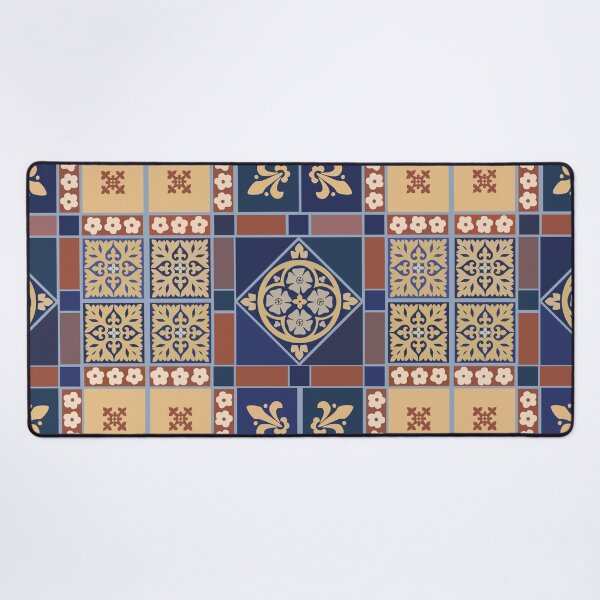 Item preview, Medieval tiles: Blue Rose and Fleur de lis designed and sold by Aakheperure.