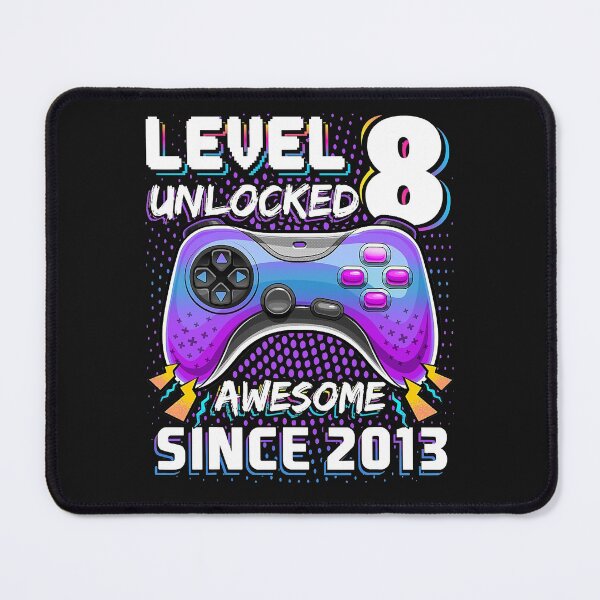 Item preview, Level 8 Unlocked Awesome 2013 Video Game 8th Birthday designed and sold by SeleneFrances.