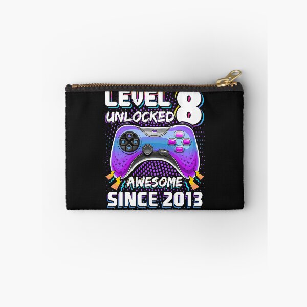 Item preview, Level 8 Unlocked Awesome 2013 Video Game 8th Birthday designed and sold by SeleneFrances.