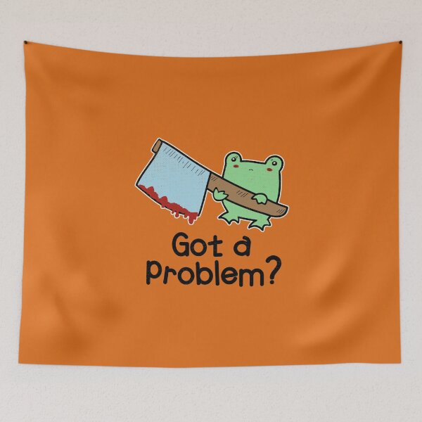Item preview, Funny Kawaii Creepy Mad Halloween Froggy designed and sold by GrimButterfly.