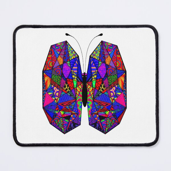 Item preview, Geometric Butterfly Tangle with Transparent Background designed and sold by Heatherian.