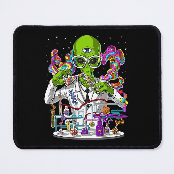 Item preview, Psychedelic Alien Scientist designed and sold by underheaven.