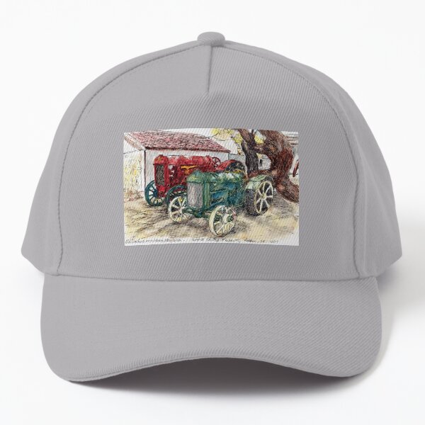 Australian Scene - Vintage Tractors Baseball Cap