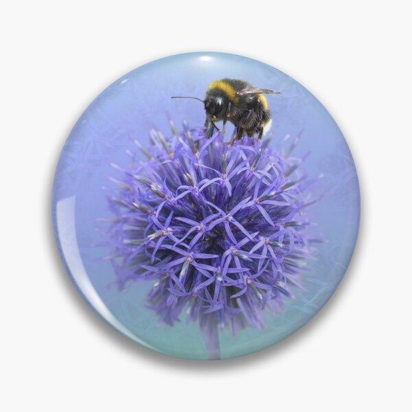 Item preview, Bee on a Globe Thistle  designed and sold by Alisonchambers2.
