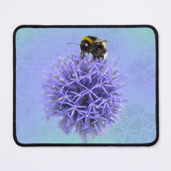 Item preview, Bee on a Globe Thistle designed and sold by Alisonchambers2.