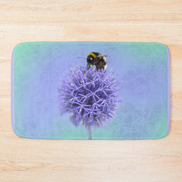 Item preview, Bee on a Globe Thistle  designed and sold by Alisonchambers2.