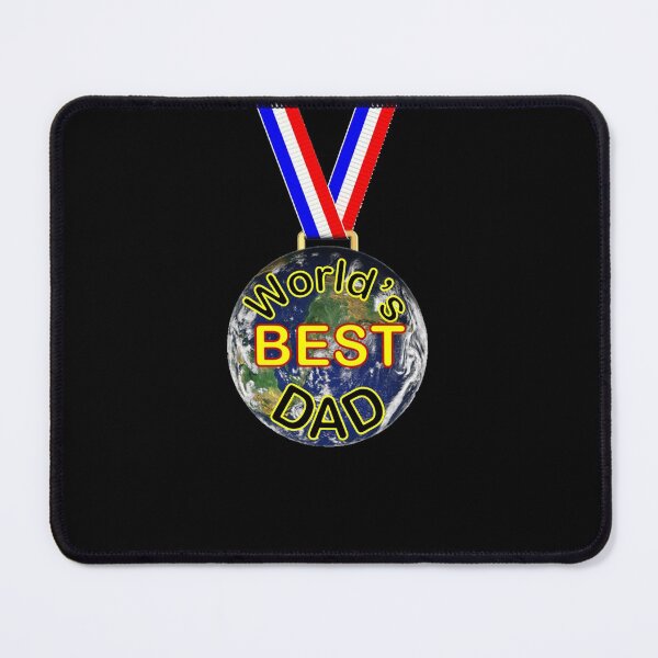 Item preview, Best Dad Globe Medal designed and sold by SuperDragon.
