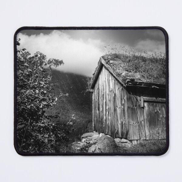 Item preview, Old Mountain Cabin - Black & White designed and sold by Nicklas81.