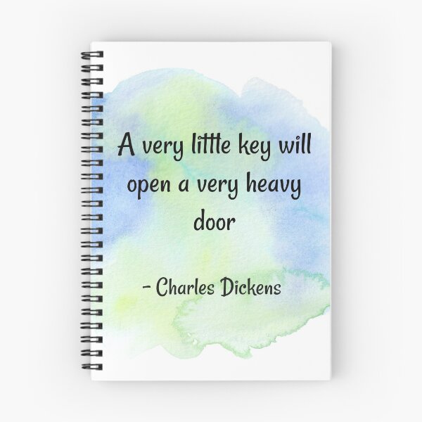 Item preview, Deep meaning quotes - A very little key will open a very heavy door - Charles Dickens  designed and sold by Quoteology101.