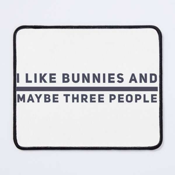 Item preview, I like bunnies and maybe three people designed and sold by Designforoz.
