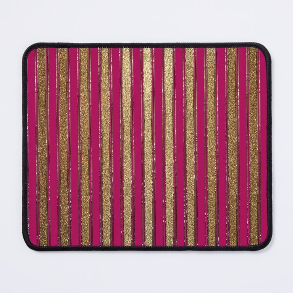Item preview, Circus Vintage Glitter Burlesque Glamor Stripe Pattern in Gold Pink designed and sold by Xarah.