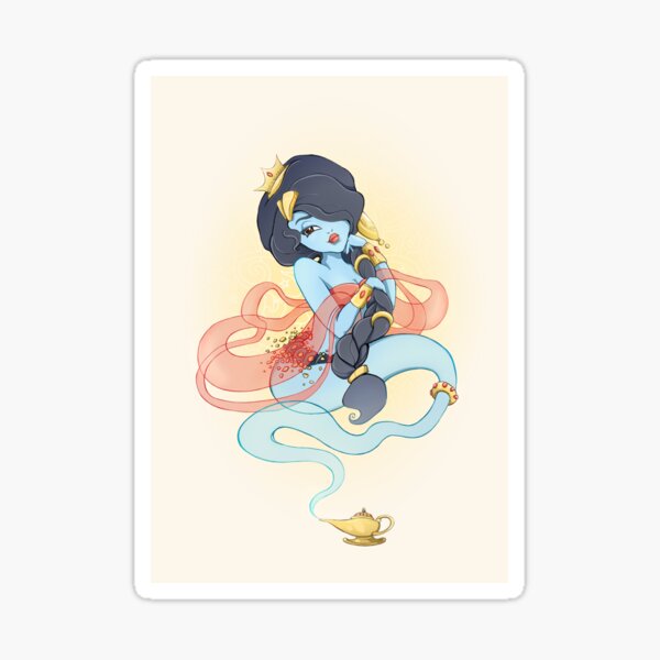 Genie Princess Sticker