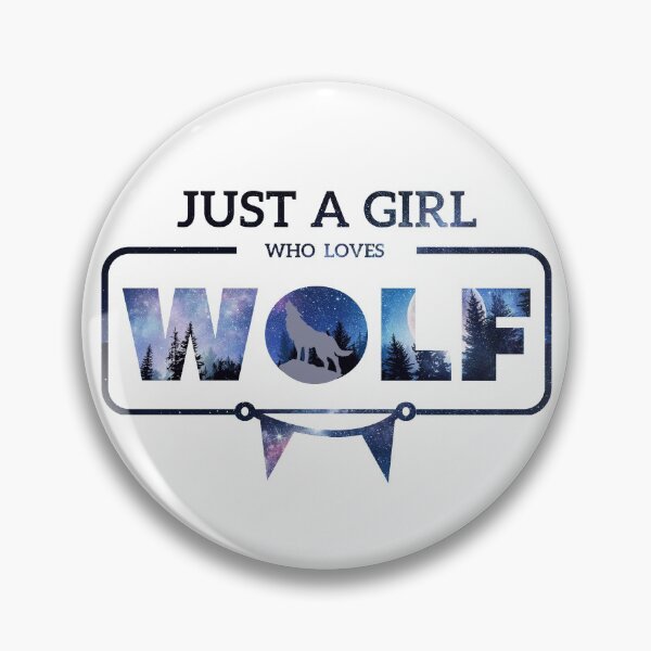 Item preview, Just A Girl Who Loves Wolf Shirt, Cute Wolf Lover Gift designed and sold by SoonSeen.