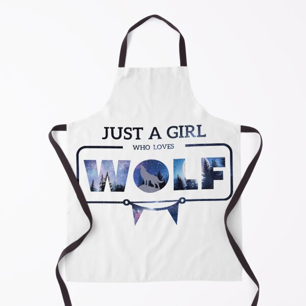 Item preview, Just A Girl Who Loves Wolf Shirt, Cute Wolf Lover Gift designed and sold by SoonSeen.
