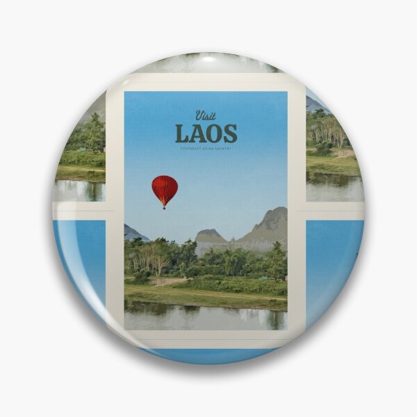Item preview, Visit Laos  designed and sold by Mercury Club.