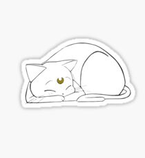 Einfache Sailor Moon Cat Sticker