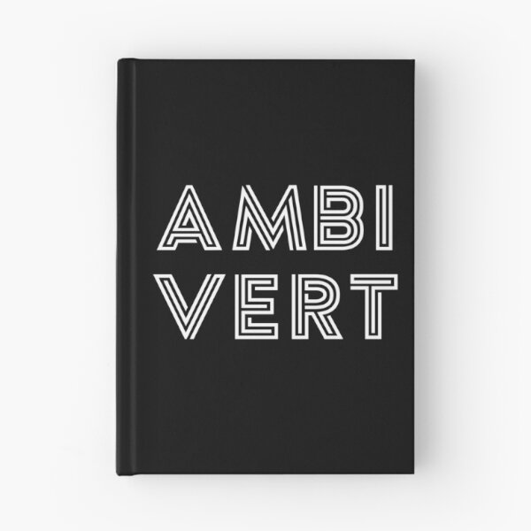 Item preview, Ambivert - White Print designed and sold by teeworthy.