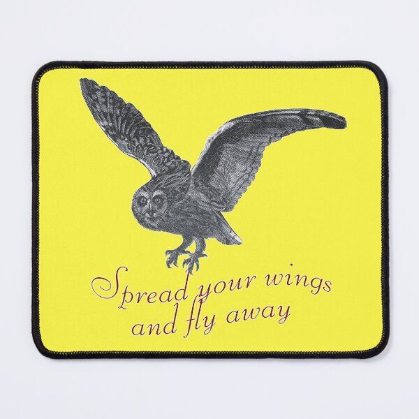 Item preview, Magic owl flies, vintage illustration designed and sold by Mauswohn.