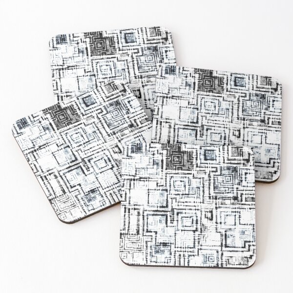 Item preview, Black and White Squares designed and sold by Sybille-Yates.