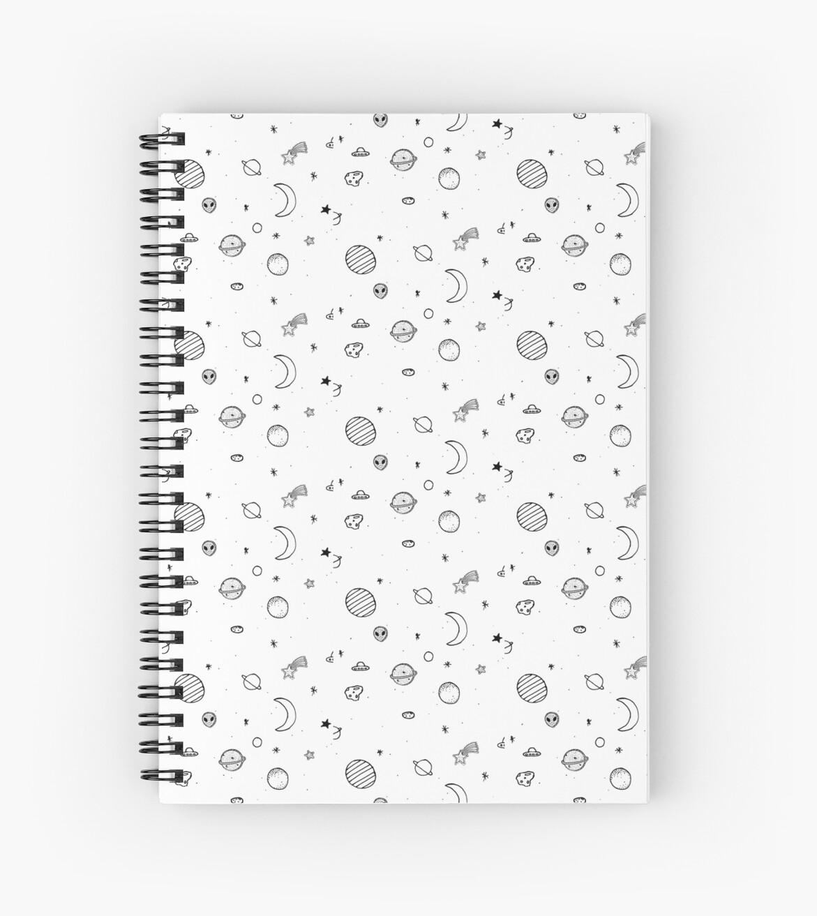 "Galaxy Space Alien Theme" Spiral Notebooks by tealove Redbubble
