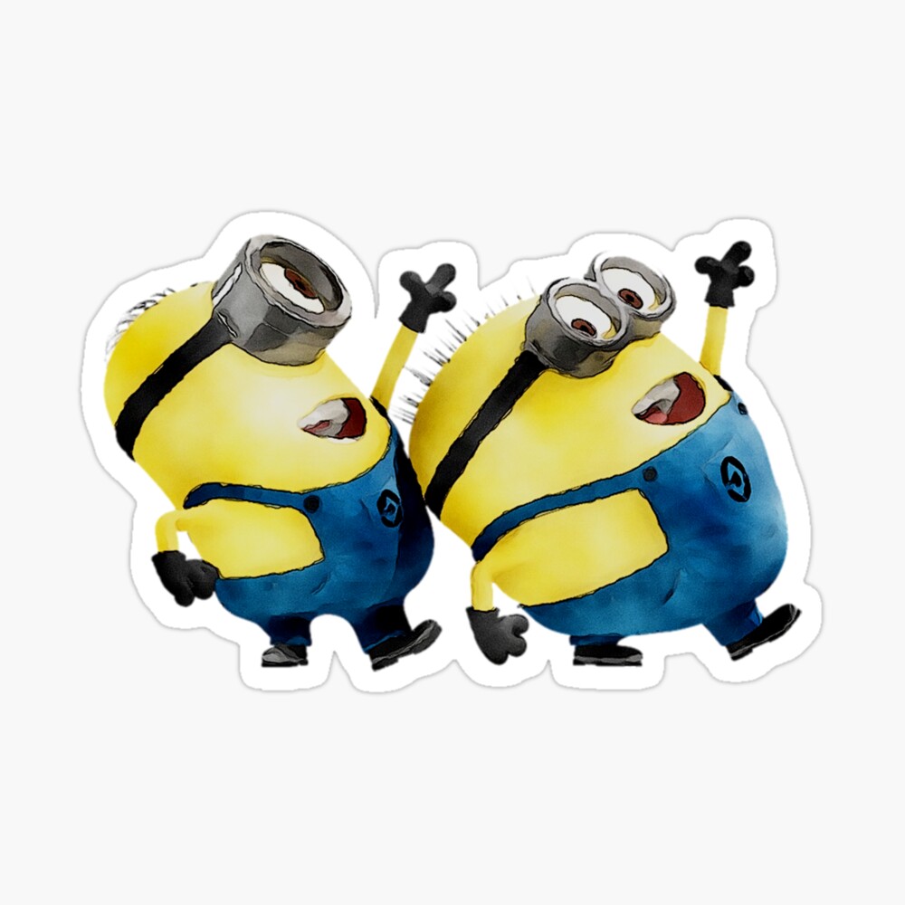 Two funny minions