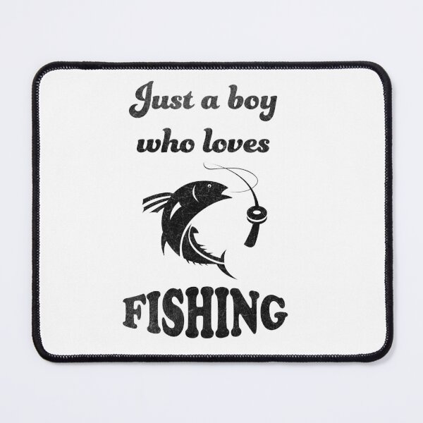 Item preview, Just A Boy Who Loves Fishing designed and sold by geminivibe.