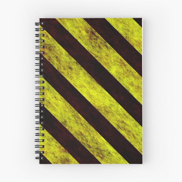 Item preview, Yellow and Black Grunge Hazard Stripes  designed and sold by Sybille-Yates.