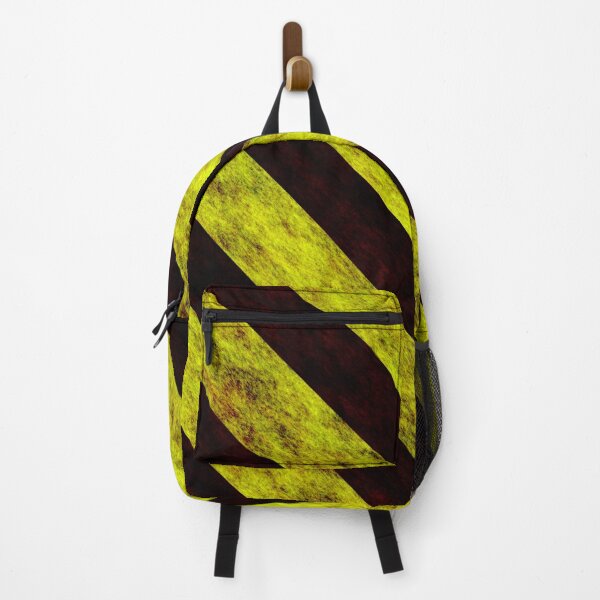 Item preview, Yellow and Black Grunge Hazard Stripes  designed and sold by Sybille-Yates.