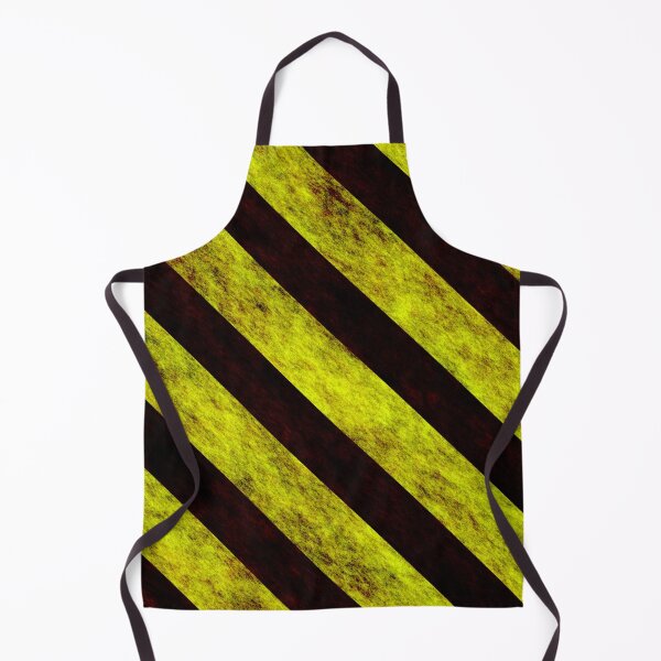 Item preview, Yellow and Black Grunge Hazard Stripes designed and sold by Sybille-Yates.