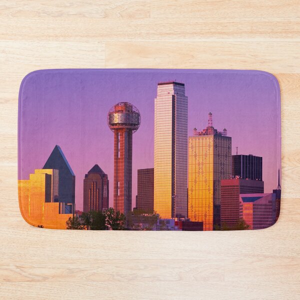 Artikelvorschau, Dallas-Skyline im Stadtzentrum gelegen an der Sonnenuntergang-Dämmerung Texas entworfen und verkauft von Piper-Deals.