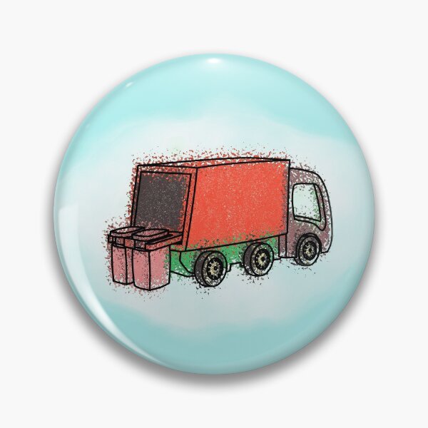 Item preview, Garbage Truck designed and sold by KittyPolka.