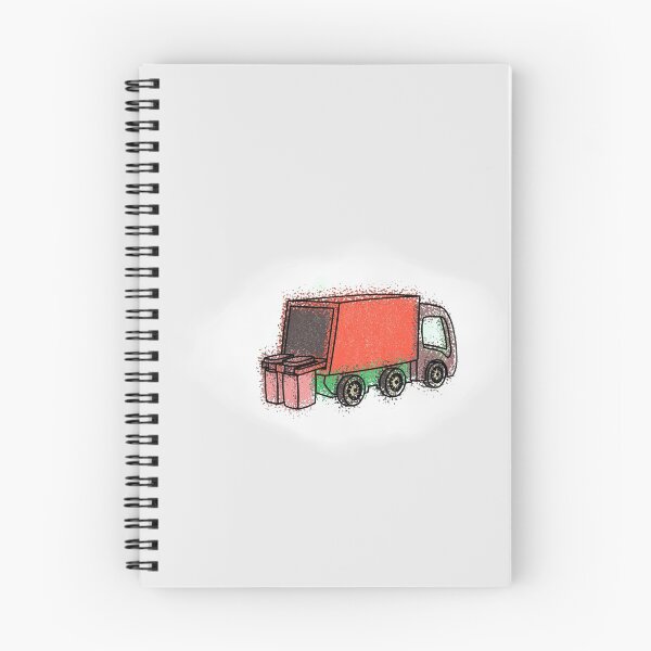 Item preview, Garbage Truck designed and sold by KittyPolka.