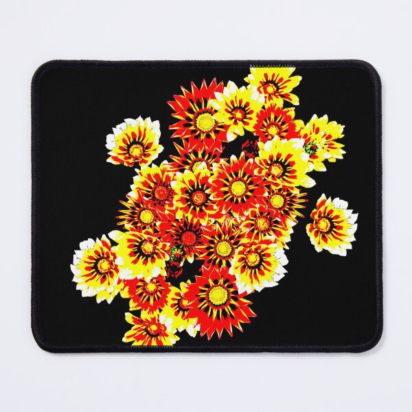 Item preview, Gazanias in Red and Yellow Transparent Background designed and sold by Heatherian.