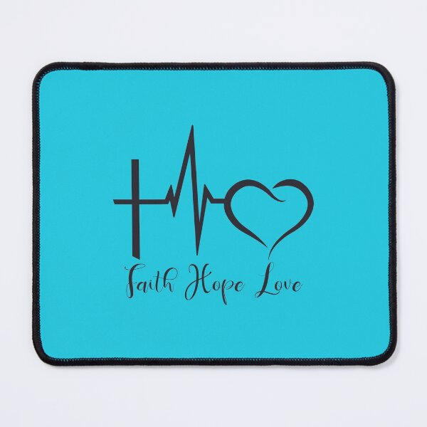 Item preview, Faith Hope Love - (with Cross, Heartbeat & Heart - Representing)  designed and sold by guitarkel.