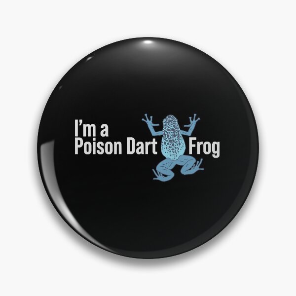 Item preview, Im a Poison Dart Frog - Blue Exotic Animal - Rain Forest  designed and sold by HaluskaAhria.