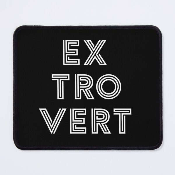 Item preview, Extrovertido - White Print designed and sold by teeworthy.