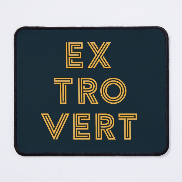 Item preview, Extrovert - Yellow Print designed and sold by teeworthy.