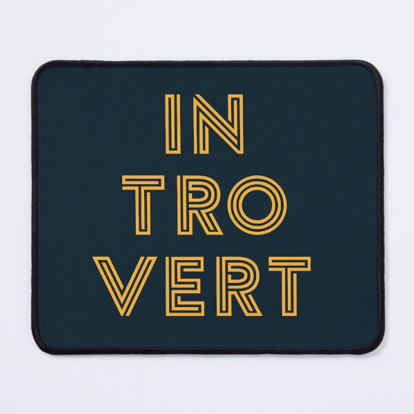 Item preview, Introvert - Yellow Print designed and sold by teeworthy.