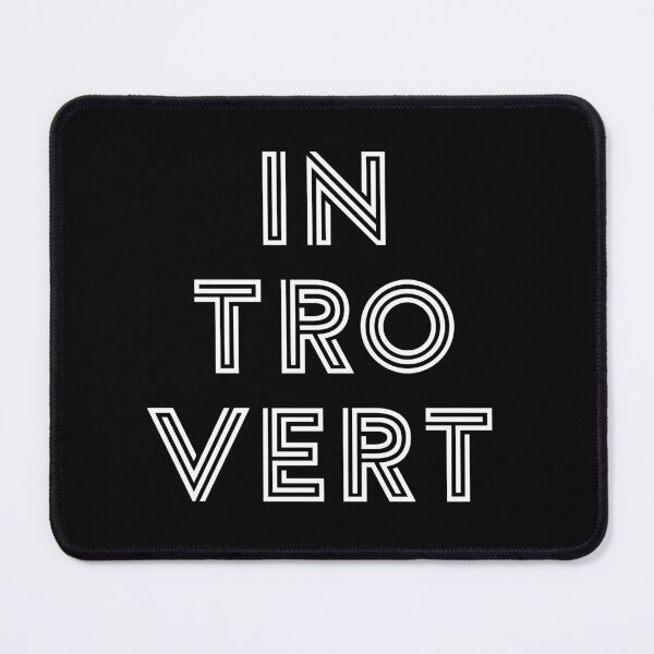 Item preview, Introvert - White Print designed and sold by teeworthy.