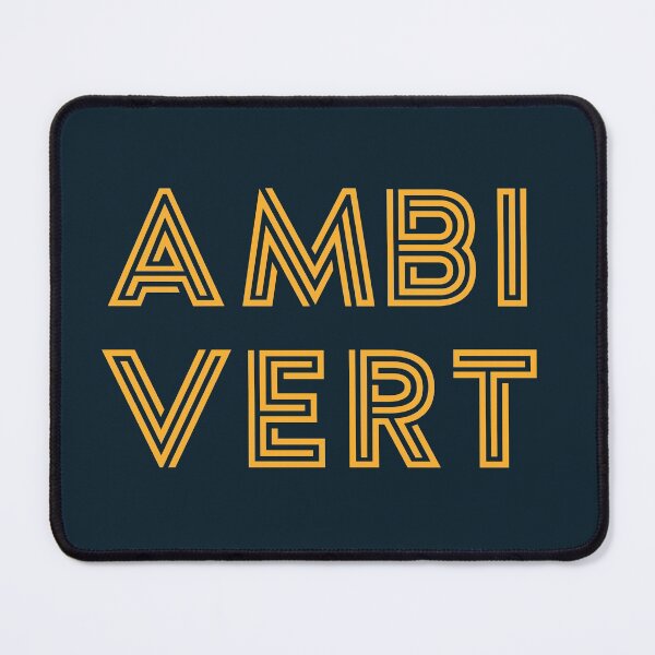 Item preview, Ambivert - Yellow Print designed and sold by teeworthy.