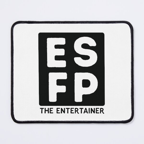 Item preview, ESFP - Black Print designed and sold by teeworthy.