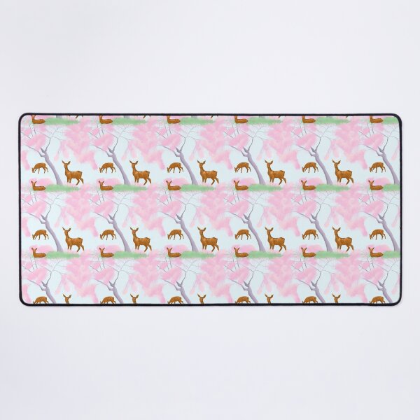 Nara Park Deer Pattern Desk Mat