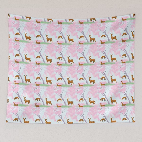 Item preview, Nara Park Deer Pattern designed and sold by SquibbleDesign.