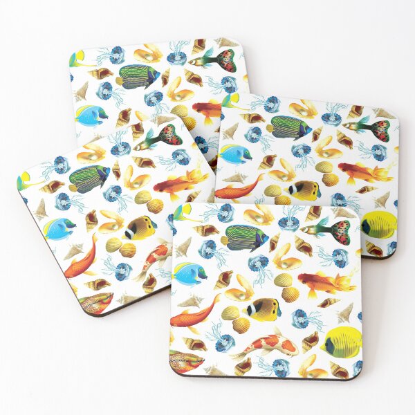 Item preview, cute ocean character patterns designed and sold by Special-Ninja.
