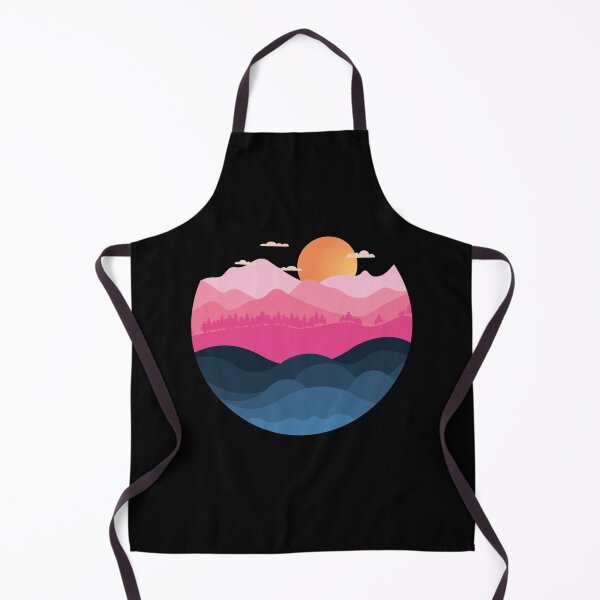 Item preview, Sunset Mountains Scenic Landscape | Surrealism | Travel designed and sold by DrawingBoard.