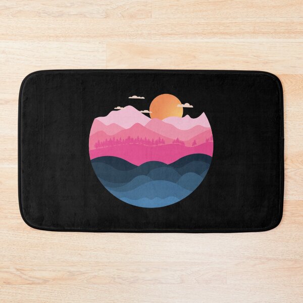 Item preview, Sunset Mountains Scenic Landscape | Surrealism | Travel designed and sold by DrawingBoard.