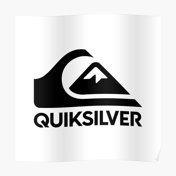 Best Sale !! Black quiksilv Logo Poster
